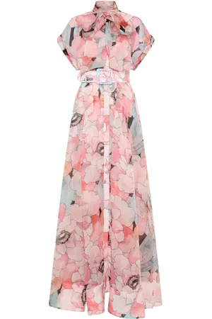 Rebecca Vallance Avondjurk met bloemenprint