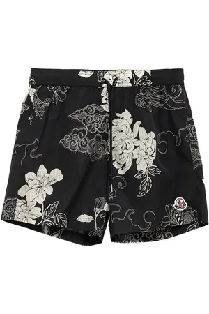 Moncler Zwembroek met bloemenprint
