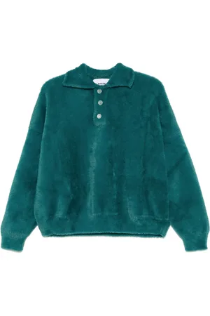 BONSAI Gebreid poloshirt