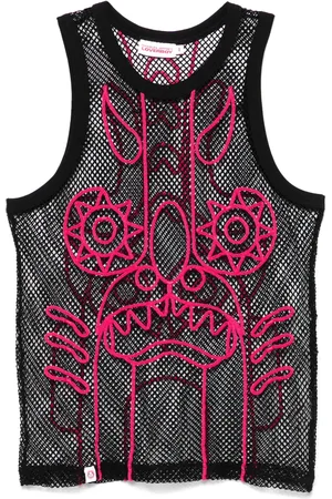 Charles Jeffrey Loverboy Graphic Net top