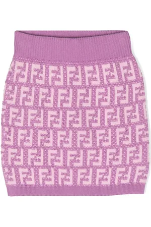 Fendi Plooirok met monogram