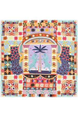 Bimba y Lola Sjaal met geometrische print