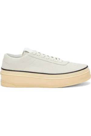 Jil Sander Leren sneakers