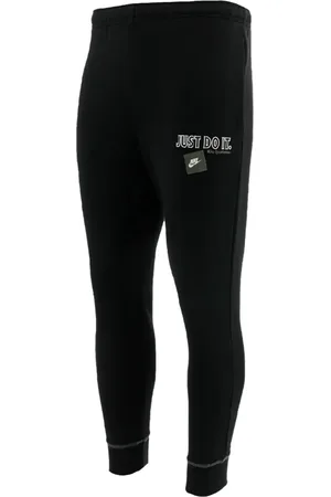 Nike Just Do It "Black/White" fleece trainingsbroek