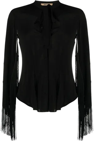 Roberto Cavalli Blouse met gestrikte kraag