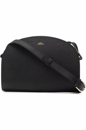 A.P.C. Demi Lune leren tas