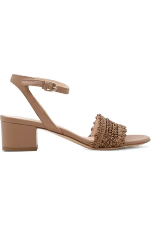 AGL ATTILIO GIUSTI LEOMBRUNI Sandalen met blokhak en geknoopt detail