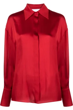 GENNY Blouse met satijnen afwerking
