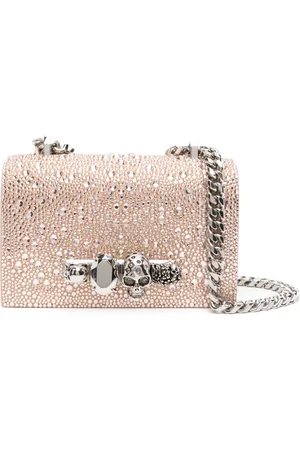 Alexander McQueen Kleine crossbodytas met sieraden