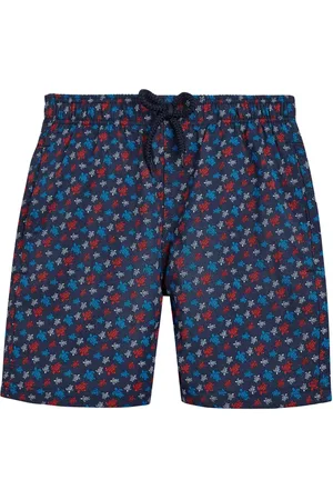 Vilebrequin Zwembroek met schildpadprint en logo