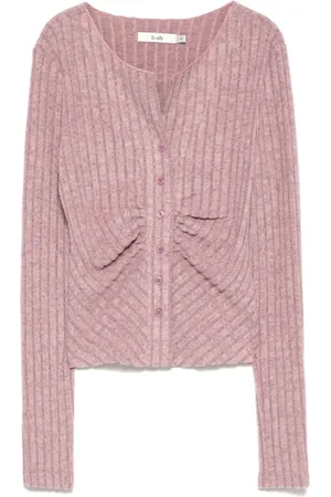 B+AB Vest met gesmockt detail