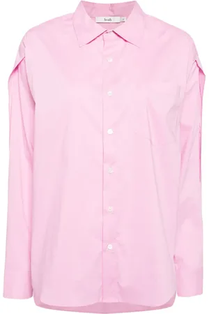 B+AB Popeline shirt met uitgesneden details