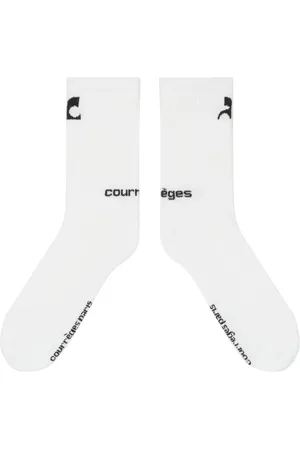 Courrèges Sokken met logoprint