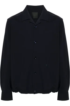 Givenchy Overhemd met trekkoord van wolblend