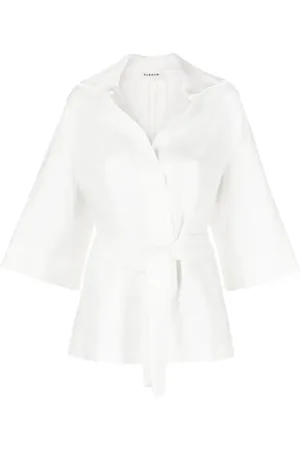 P.A.R.O.S.H. Linnen blouse met ceintuur