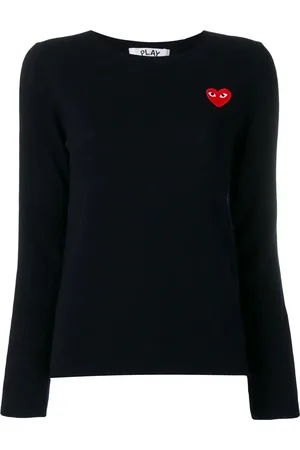 Comme des Garçons Trui met hartapplicatie