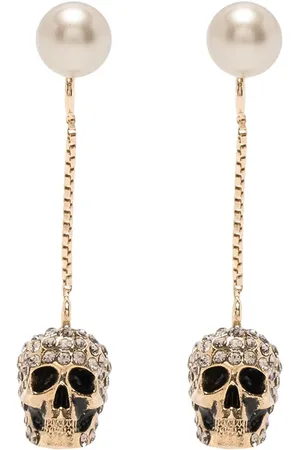 Alexander McQueen Oorbellen met doodskop