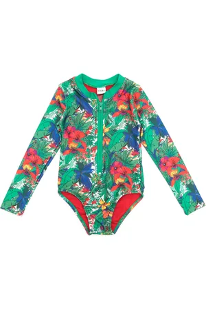 AMIR SLAMA Badpak met bloemenprint
