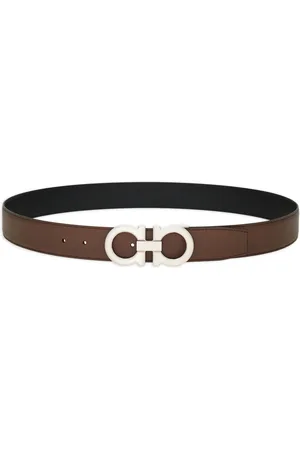 Salvatore Ferragamo Leren omkeerbare riem met gancini