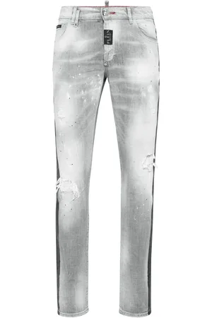 Philipp Plein Paisley Bandana straight jeans