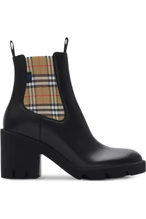 Burberry 85mm leren Chelsea laarzen