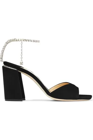 Jimmy Choo Saeda sandalen met kristallen