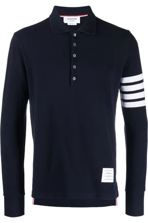 Thom Browne Poloshirt met vier strepen