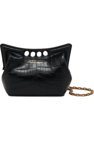 Alexander McQueen The Peak leren schoudertas