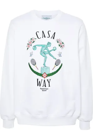 Casablanca Statue En Marbre sweater met borduurwerk