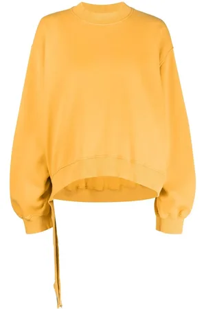 The Attico Blouse met asymmetrische afwerking