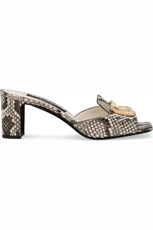 Dolce & Gabbana Leren muiltjes met logo