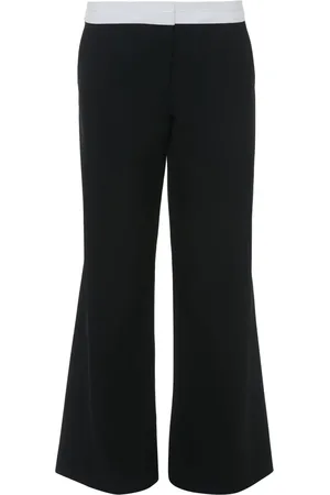 Victoria Beckham Palazzo broek met zichtbare taille