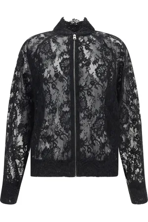 ERMANNO SCERVINO Bikerjack met bloemenkant