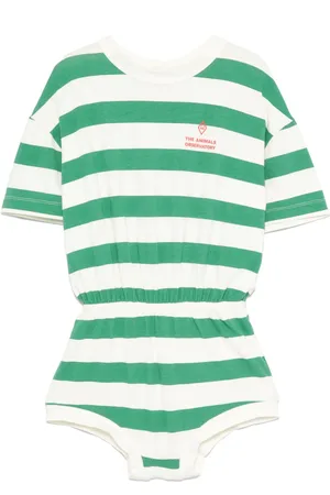 The Animals Observatory Gestreepte jumpsuit
