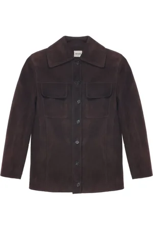Khaite Leren shirtjack