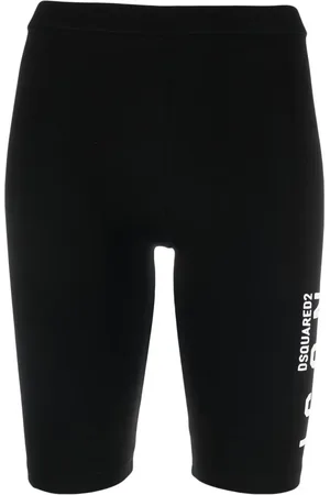 Dsquared2 Fietsshorts met logodetail