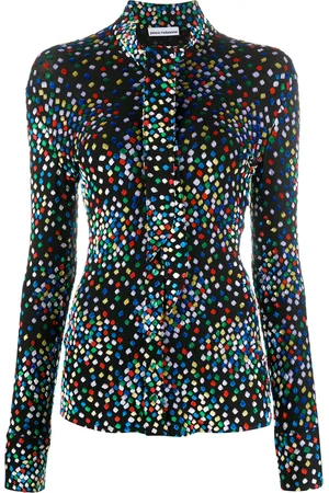 Paco rabanne Blouse met geometrische print