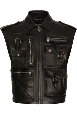 Dolce & Gabbana Leren bodywarmer
