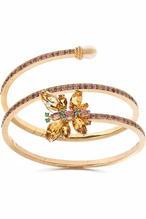 Dolce & Gabbana 18kt geelgouden Spring armband met stenen