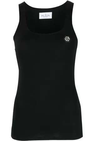 Philipp Plein Tanktop met logopatch