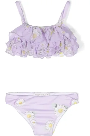 MONNALISA Bikini met ruches en print