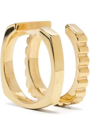 Aliita 9kt geelgouden Doble Aro oorcuff