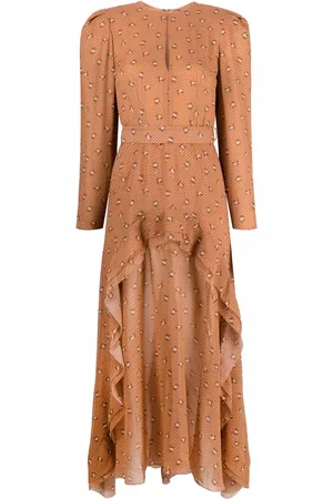 ULYANA SERGEENKO Jurk met grafische print