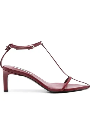 Jil Sander Leren sandalen