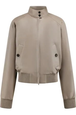 Salvatore Ferragamo Cropped nappa bomberjack