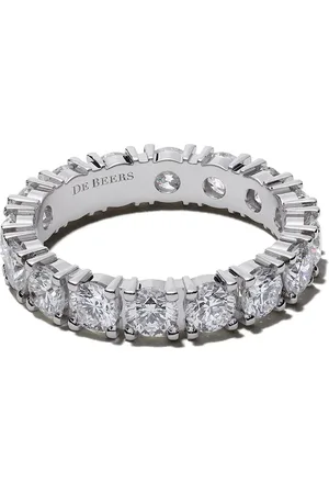 De Beers Platinum DB Classic Eternity ring met diamant