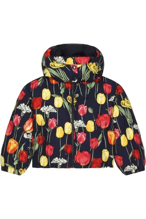 Dolce & Gabbana Gewatteerd jack met tulpprint