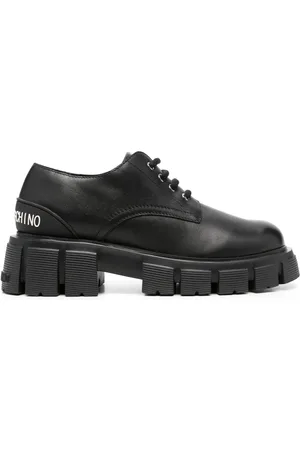 Moschino Leren derby schoenen