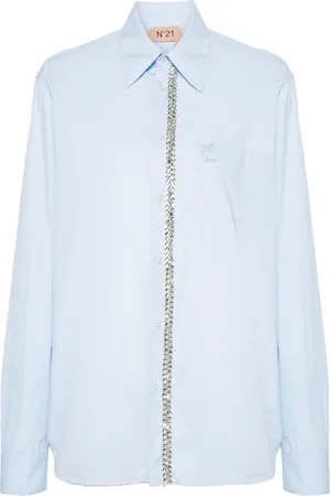 Nº21 Blouse verfraaid met kristallen