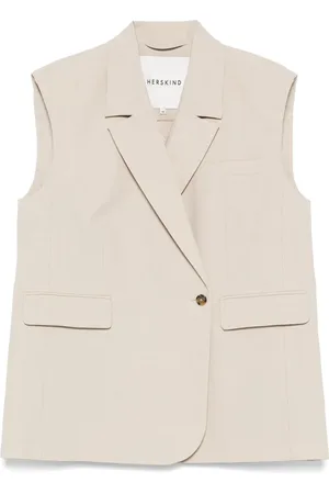 Herskind Gilet met gekerfde revers